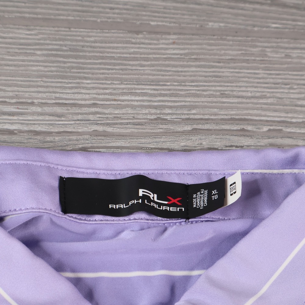 RLX Plainfield Country Club Polo Golf Shirt Men's Size XL Purple Performance - Picture 3 of 9